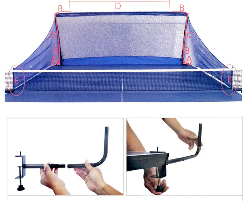 Pingpong Ball Catch Net Ping Pong Ball Collector Net Table Tennis Accessories