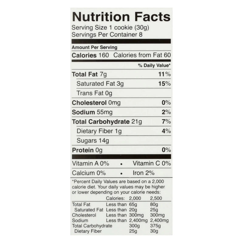 Shady Maple Farms Organic Maple Waffle Cookie - Case Of 8 - 8.5 Oz. Shady Maple Farms