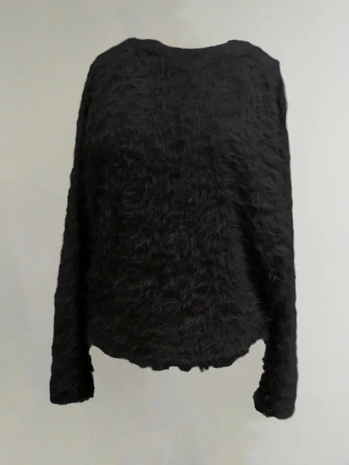 Shaggy Boxy Pullover Tru Luv