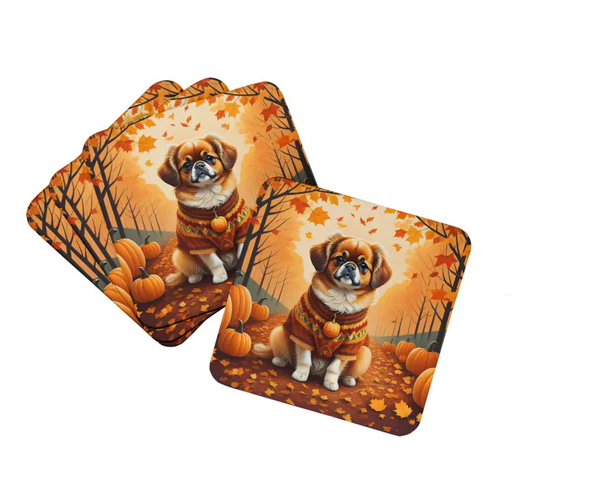 Sheltie Fall Pair of Pot Holders Caroline's Treasures