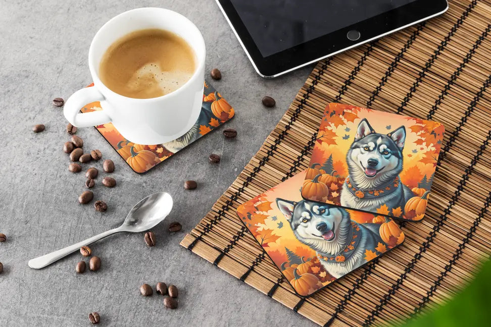 Sheltie Fall Pair of Pot Holders Caroline's Treasures