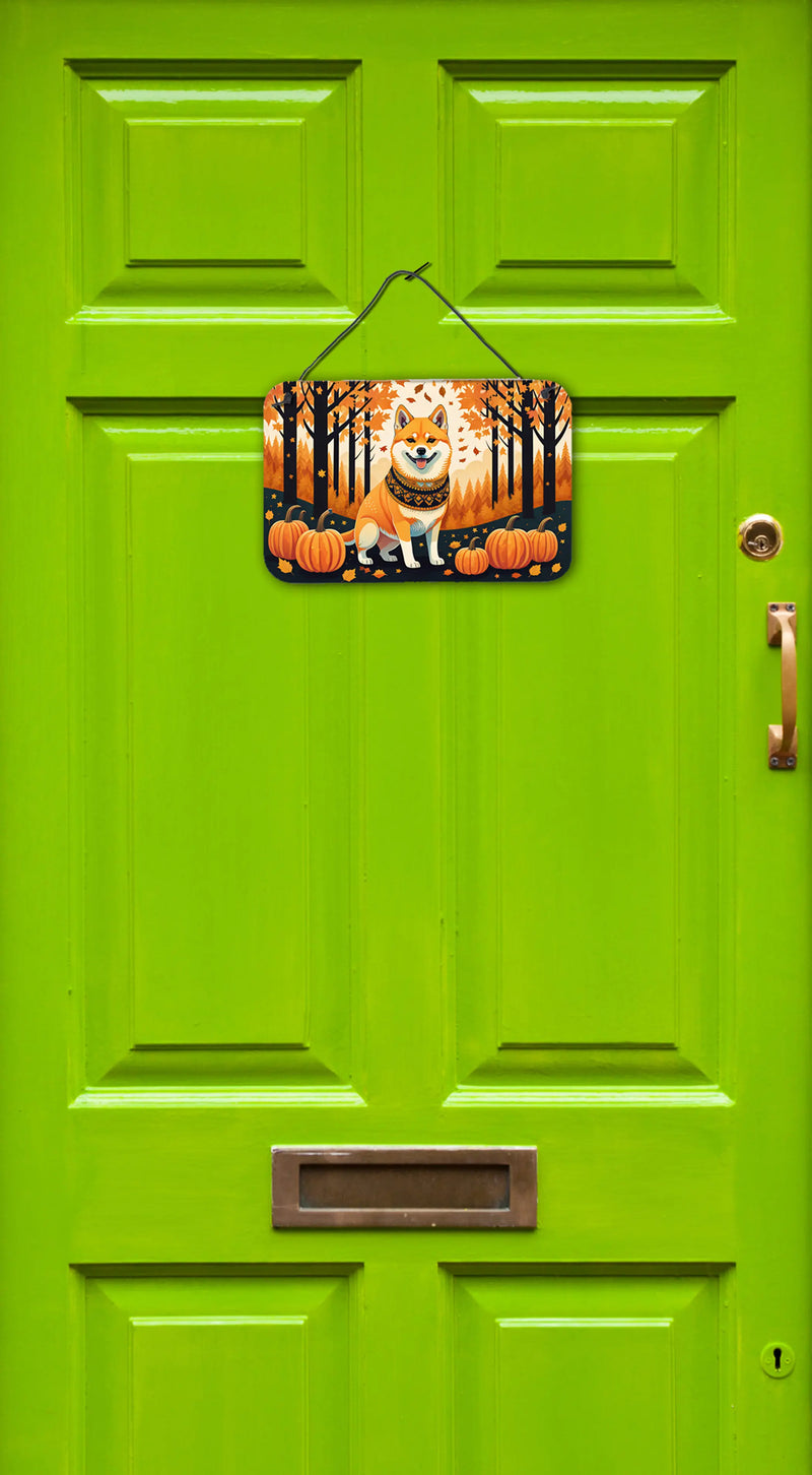 Shiba Inu Fall Wall or Door Hanging Prints Caroline's Treasures