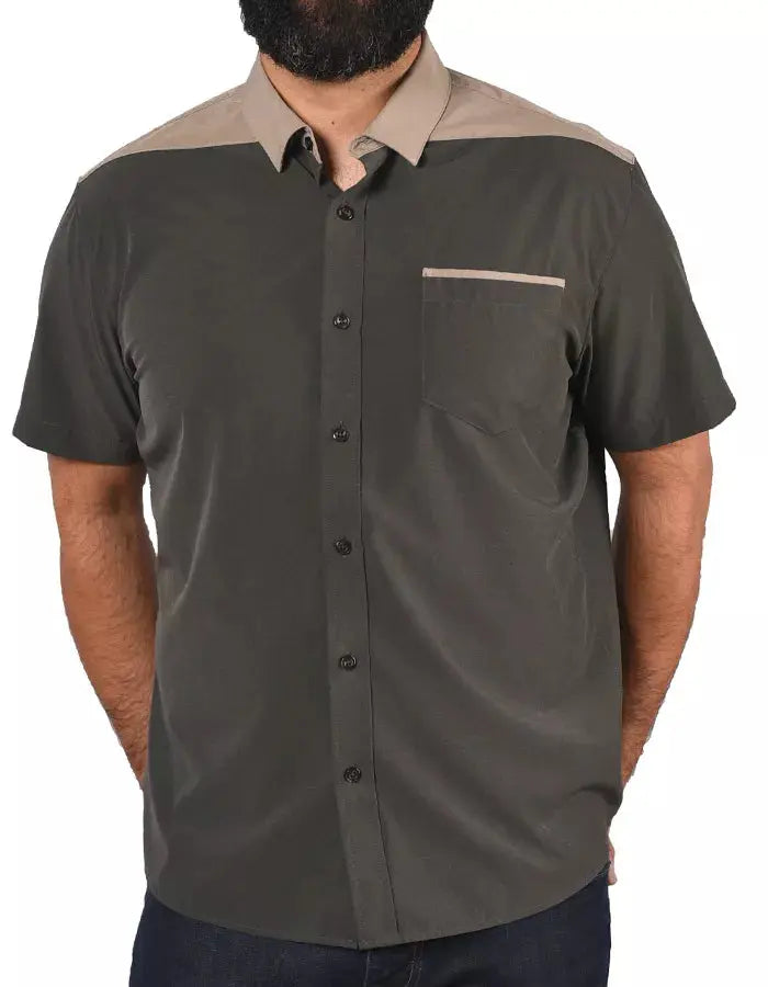 Short Sleeve "Point" Button-Up Spearpoint Apparel