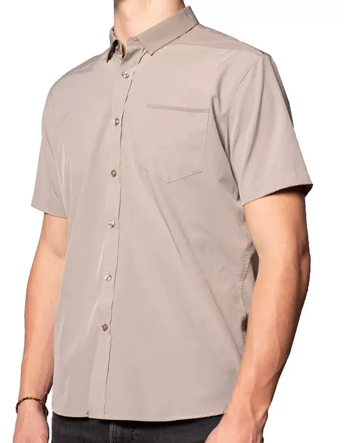 Short Sleeve "Point" Button-Up Spearpoint Apparel