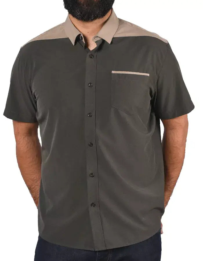 Short Sleeve "Point" Button-Up Spearpoint Apparel