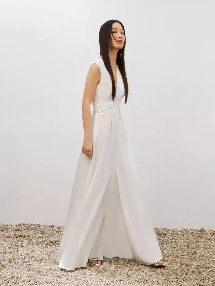 Shoulder Pad Maxi Dress Nocturne