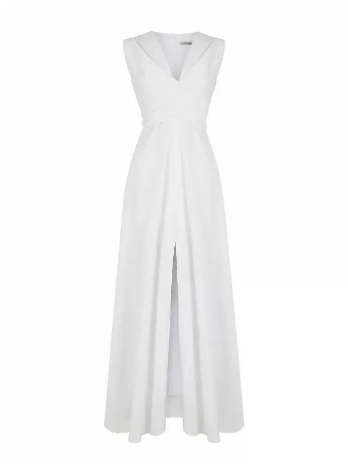 Shoulder Pad Maxi Dress Nocturne