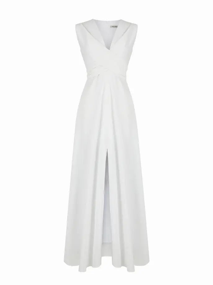 Shoulder Pad Maxi Dress Nocturne