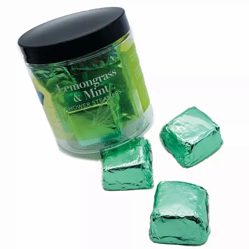 Shower Steamers - Lemongrass Mint (6 per jar) Evolve Botanica