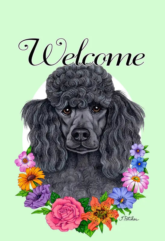Siberian Husky - Hippie Hound Studios Welcome  House and Garden Flags Best of Breed