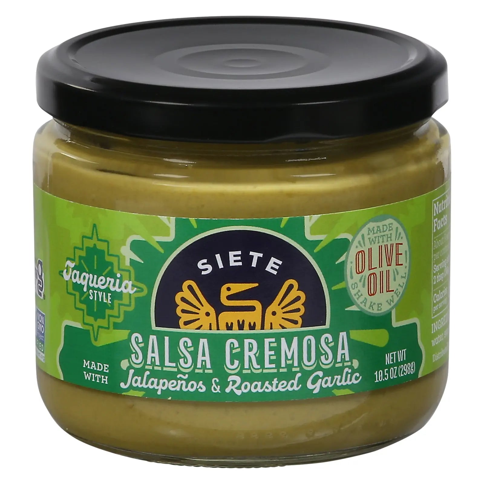Siete - Salsa Cremosa Jalapeno - Cs Of 6-10.5 Oz Siete