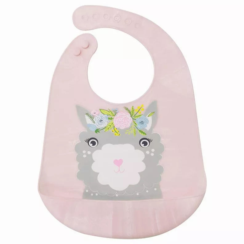 Silicatch Silicone Bib W/Pocket Kushies