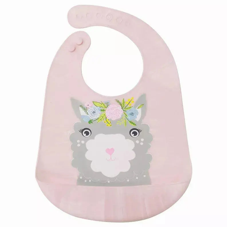 Silicatch Silicone Bib W/Pocket Kushies