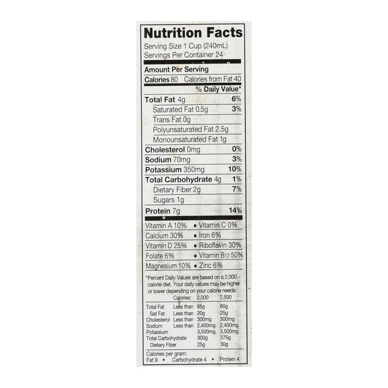 Silk Organic Soymilk - Unsweetened - Case Of 6 - 32 Fl Oz. Silk