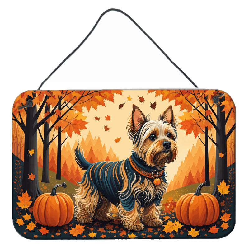 Silky Terrier Fall Wall or Door Hanging Prints Caroline's Treasures