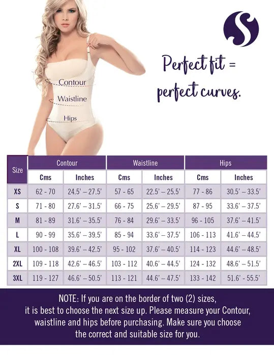 Siluet P Thermal latex shaper panty style without zipper Lia International
