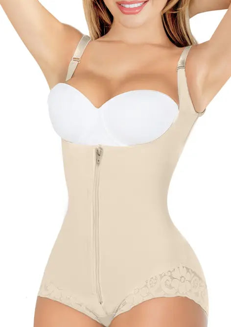 Siluet  Slimming Braless Body Shaper Briefs with latex Lia International