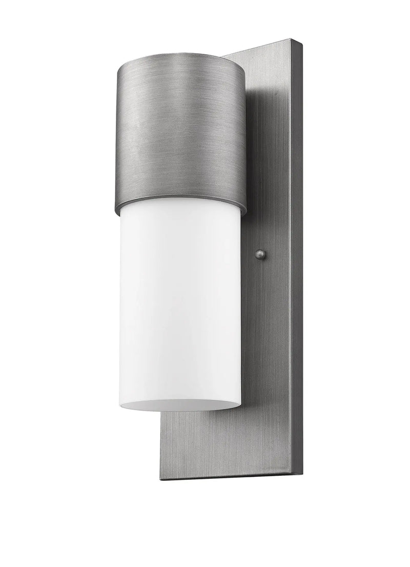Silver And White Frosted Dimmable Outdoor Hanging Light With Silver And White Shades Homeroots Outdoor