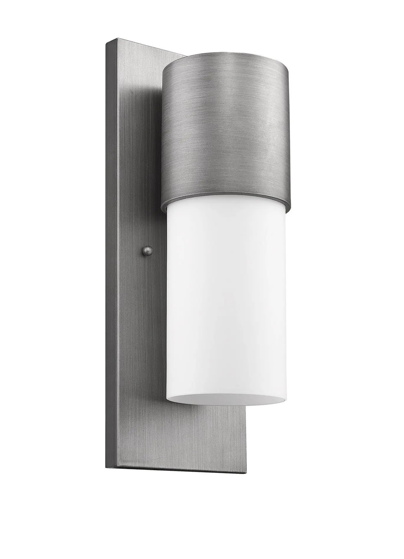 Silver And White Frosted Dimmable Outdoor Hanging Light With Silver And White Shades Homeroots Outdoor