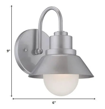 Silver And White Frosted Dimmable Outdoor Hanging Light With Silver And White Shades Homeroots Outdoor