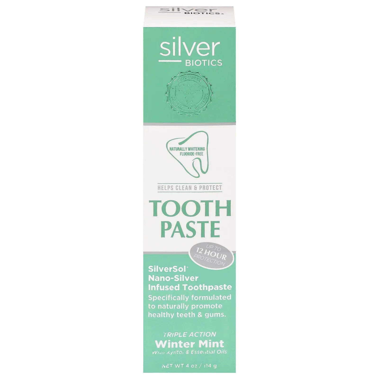 Silver Biotics - Toothpaste Winter Mint - 1 Each-4 Oz Silver Biotics