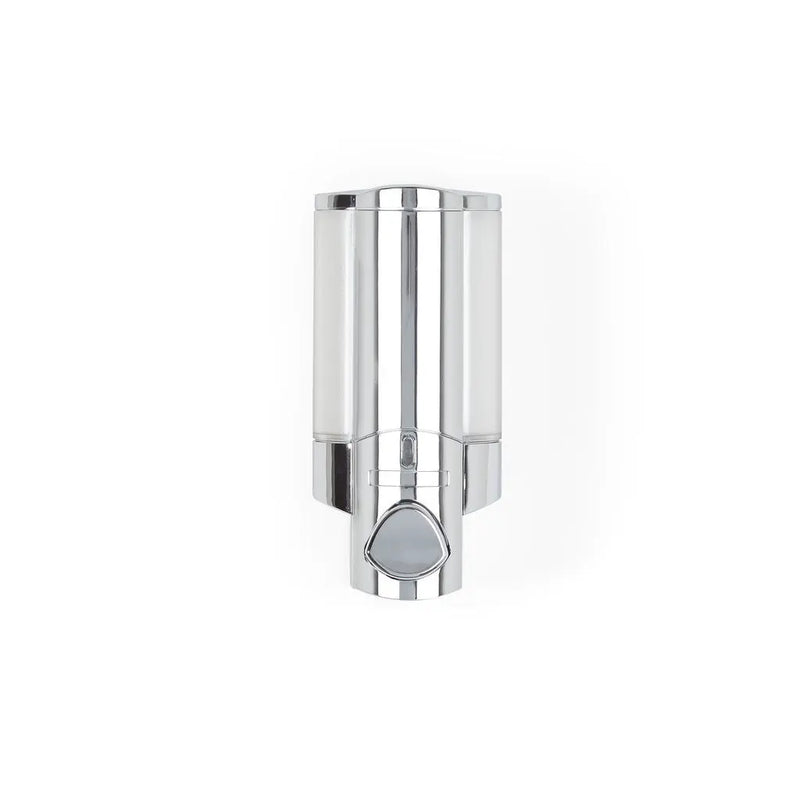 Silver Heavy Duty Plastic Wall Mount Soap Dispenser - GreatEagleInc