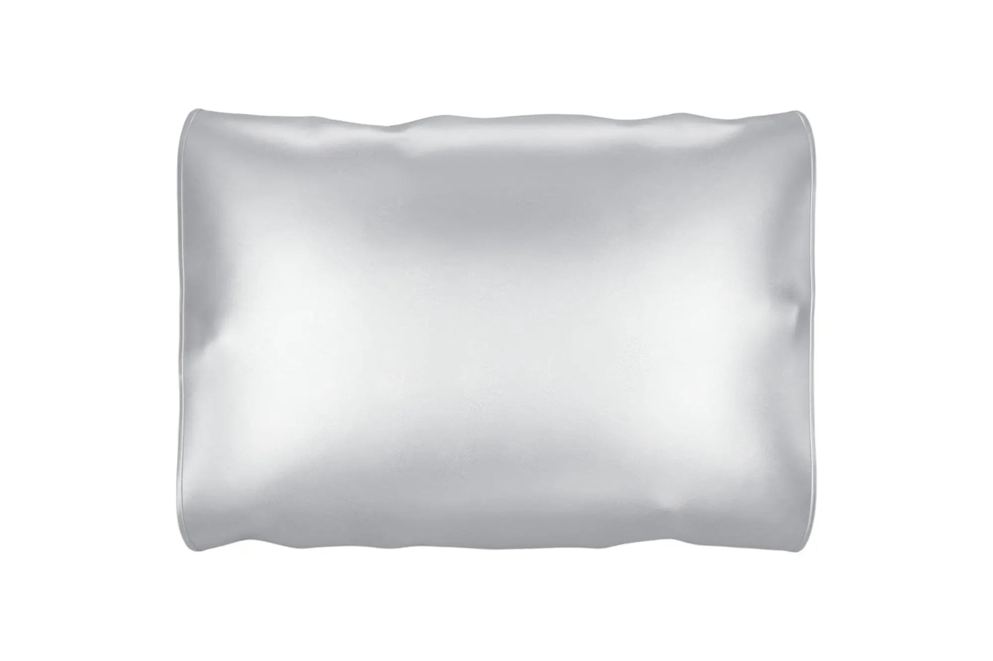 Silver Silk Open Ended Pillowcase Homeroots Bed & Bath