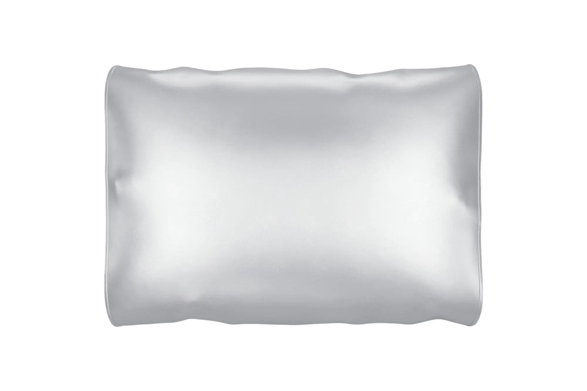 Silver Silk Open Ended Pillowcase Homeroots Bed & Bath