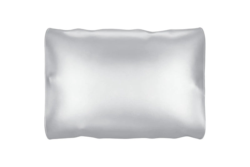 Silver Silk Open Ended Pillowcase Homeroots Bed & Bath