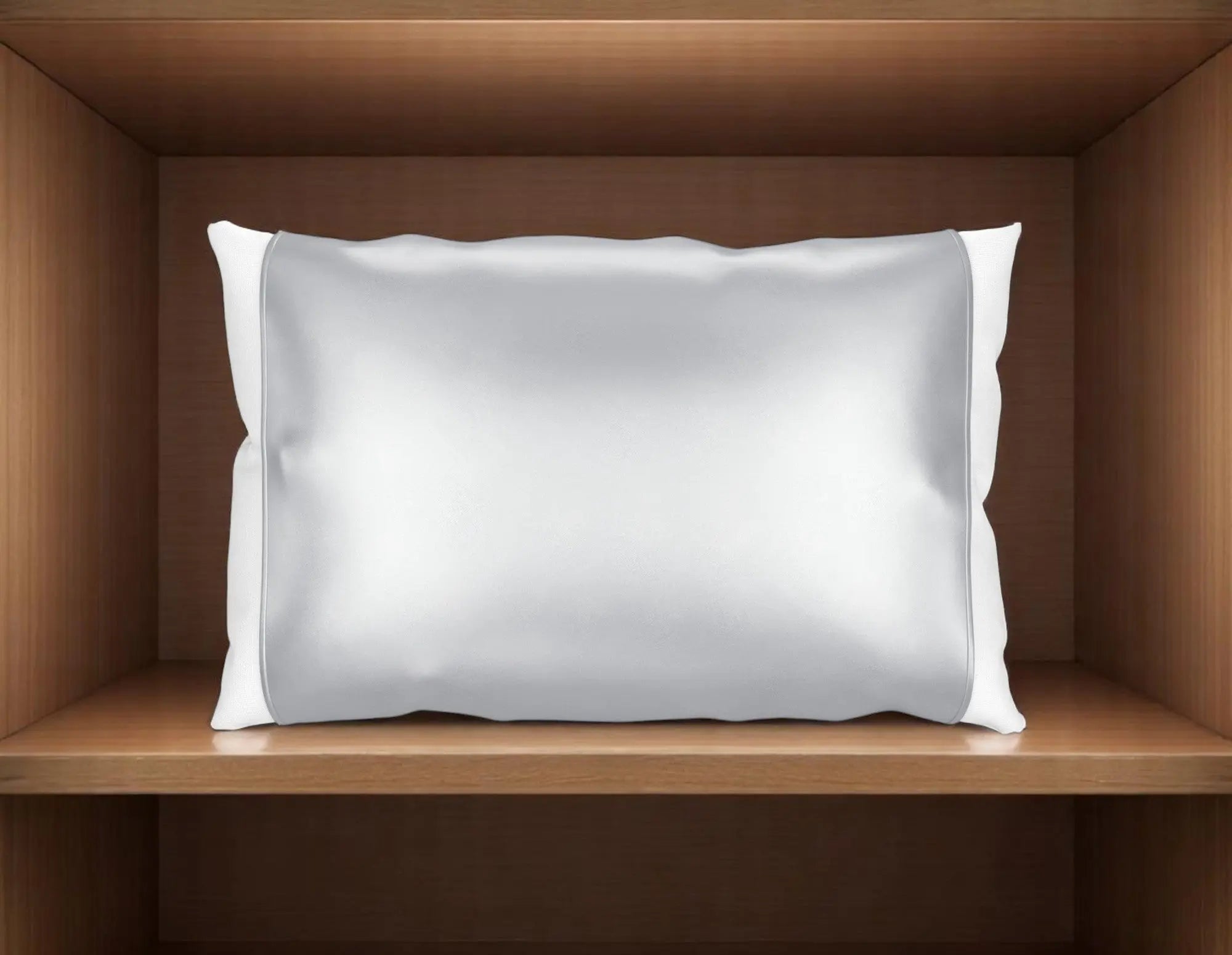 Silver Silk Open Ended Pillowcase Homeroots Bed & Bath