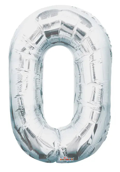Silver #0 Mylar Balloon Harnel