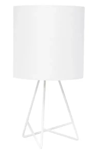 Simple Designs Down to the Wire Table Lamp with Fabric Shade All The Rages, Inc.