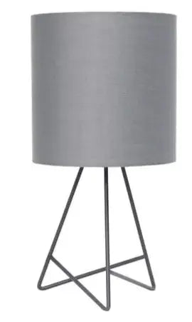 Simple Designs Down to the Wire Table Lamp with Fabric Shade All The Rages, Inc.