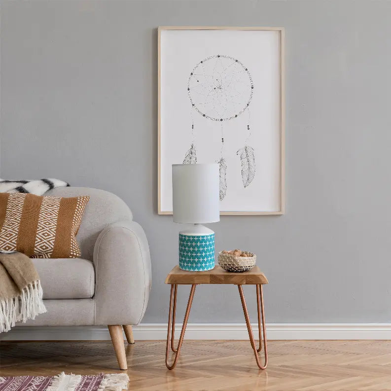 Simple Designs Fresh Prints Table Lamp All The Rages, Inc.
