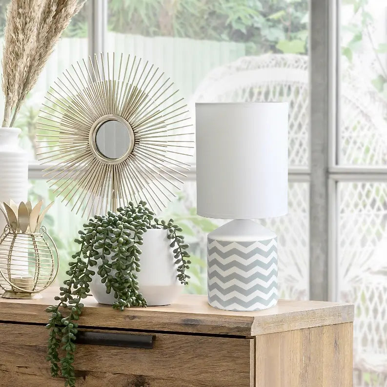 Simple Designs Fresh Prints Table Lamp All The Rages, Inc.