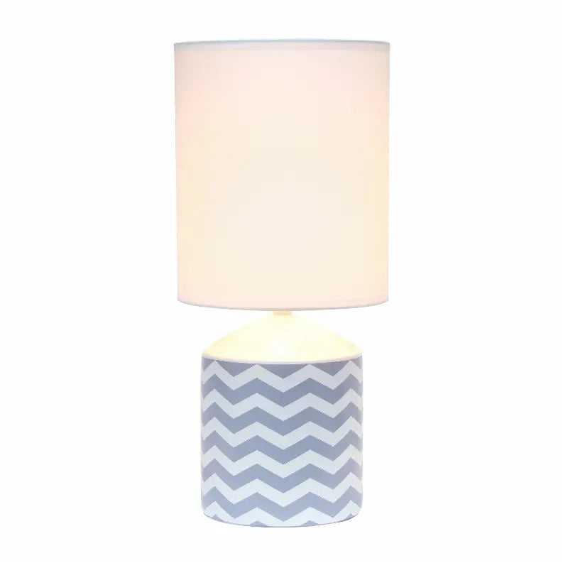 Simple Designs Fresh Prints Table Lamp All The Rages, Inc.