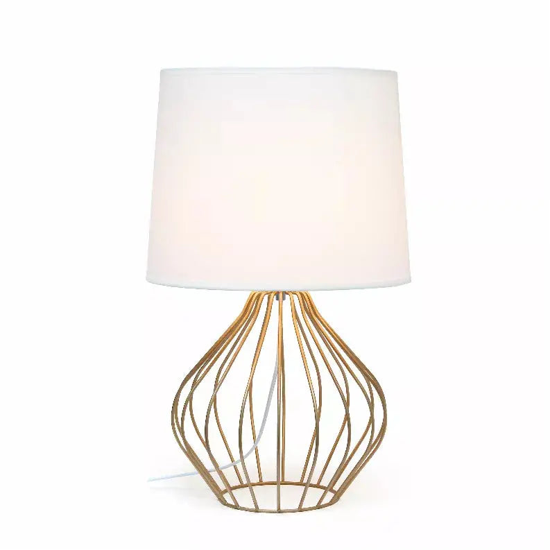 Simple Designs Geometrically Wired Table Lamp All The Rages, Inc.