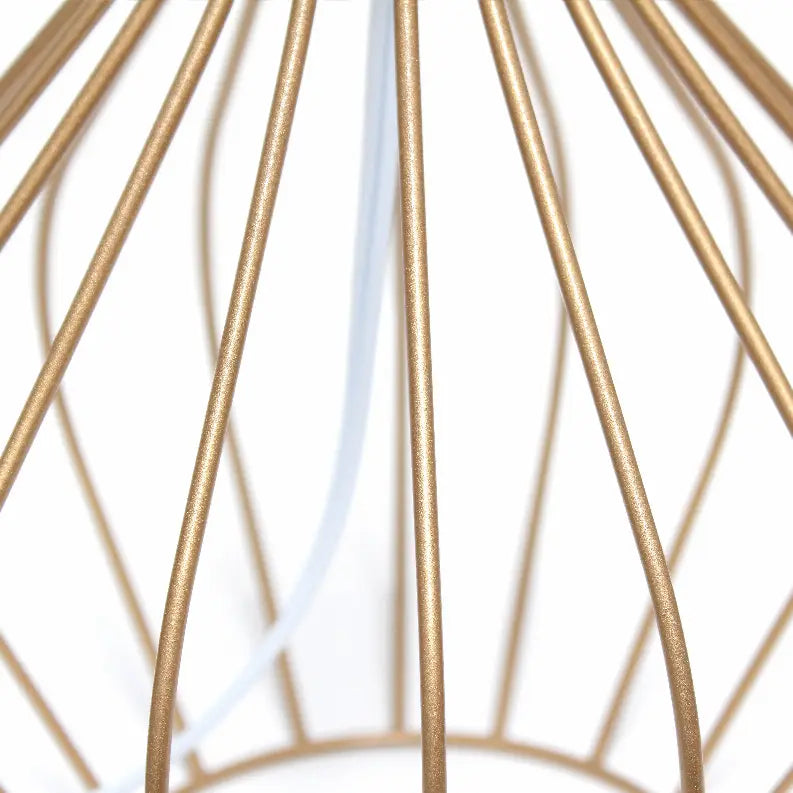 Simple Designs Geometrically Wired Table Lamp All The Rages, Inc.