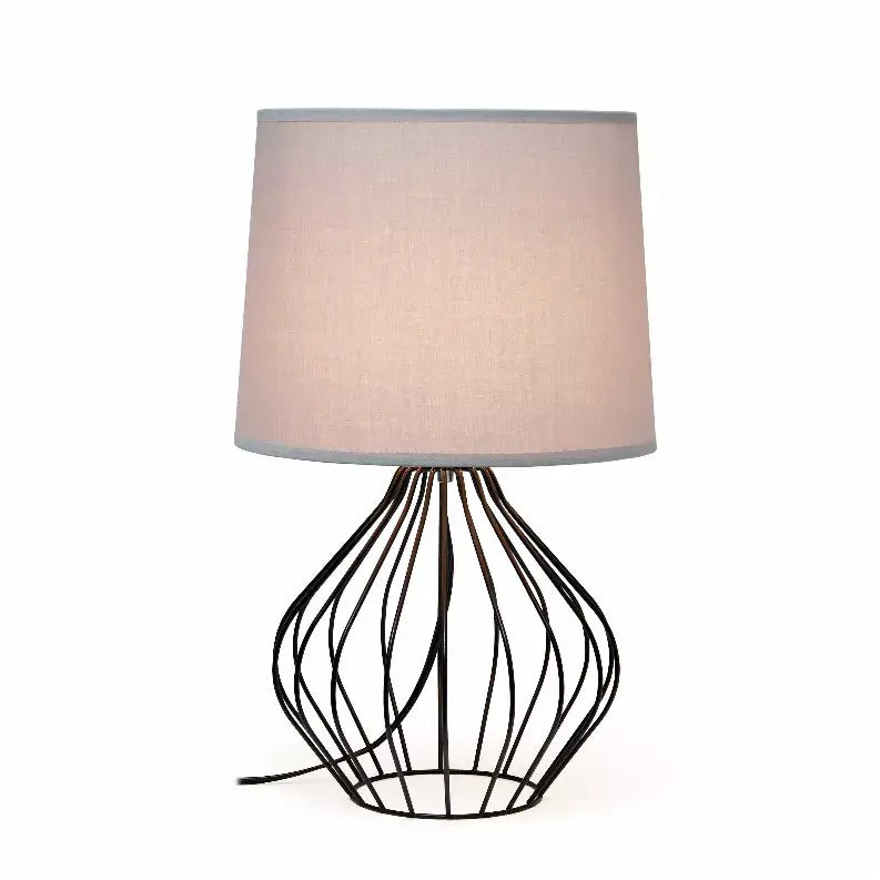 Simple Designs Geometrically Wired Table Lamp All The Rages, Inc.