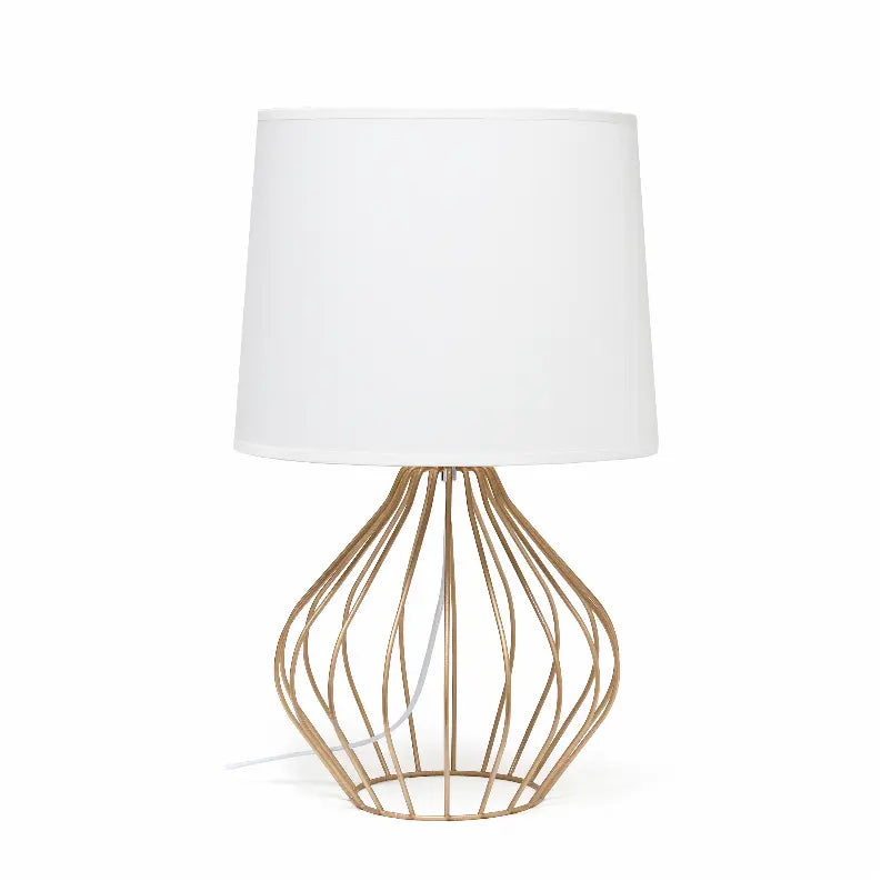 Simple Designs Geometrically Wired Table Lamp All The Rages, Inc.