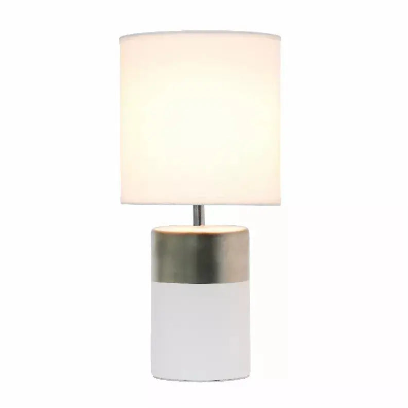 Simple Designs Two Toned Basics Table Lamp All The Rages, Inc.