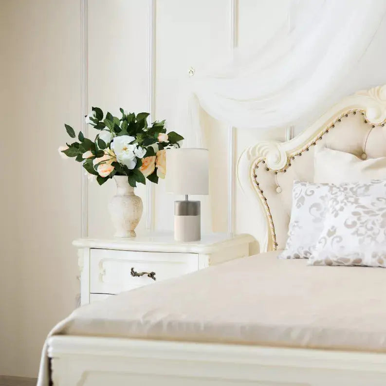 Simple Designs Two Toned Basics Table Lamp All The Rages, Inc.