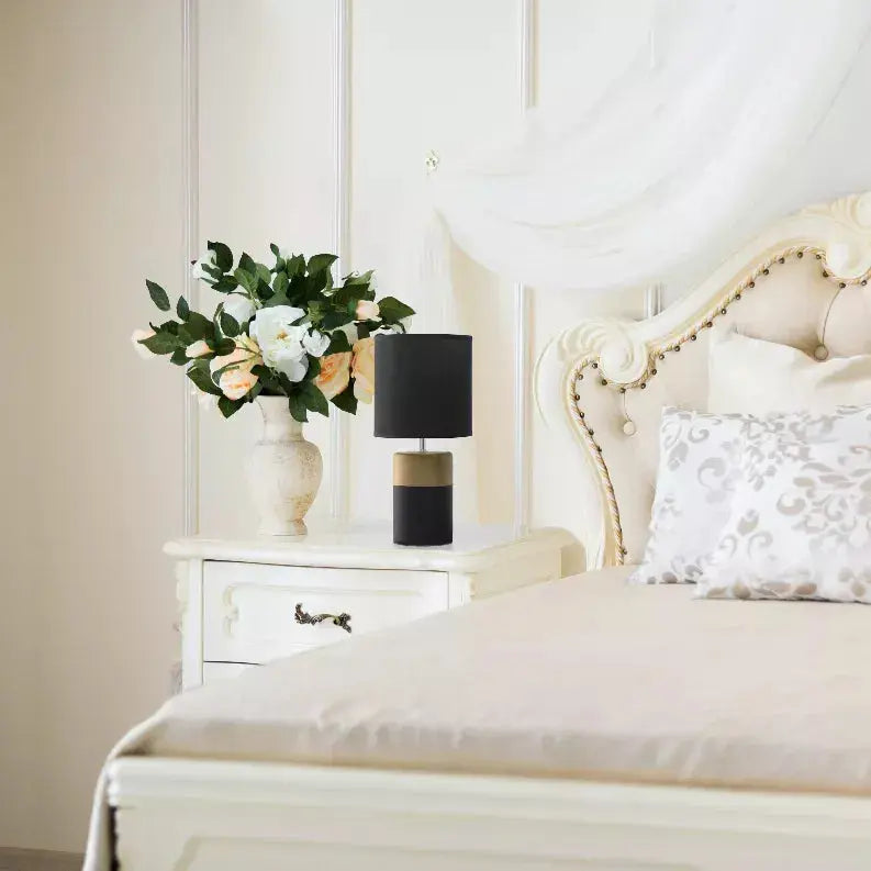Simple Designs Two Toned Basics Table Lamp All The Rages, Inc.