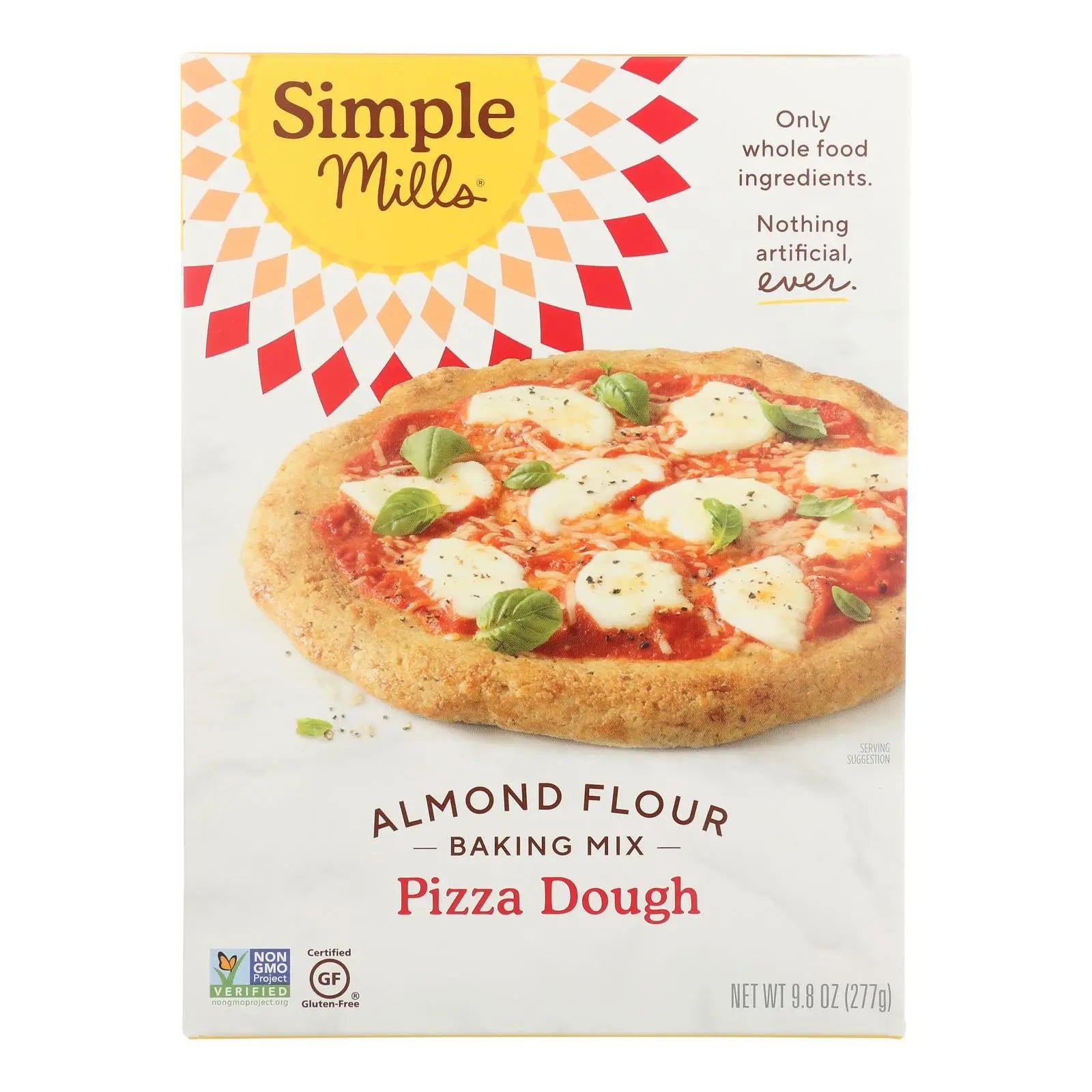 Simple Mills Almond Flour Pizza Dough Mix - Case Of 6 - 9.8 Oz. Simple Mills