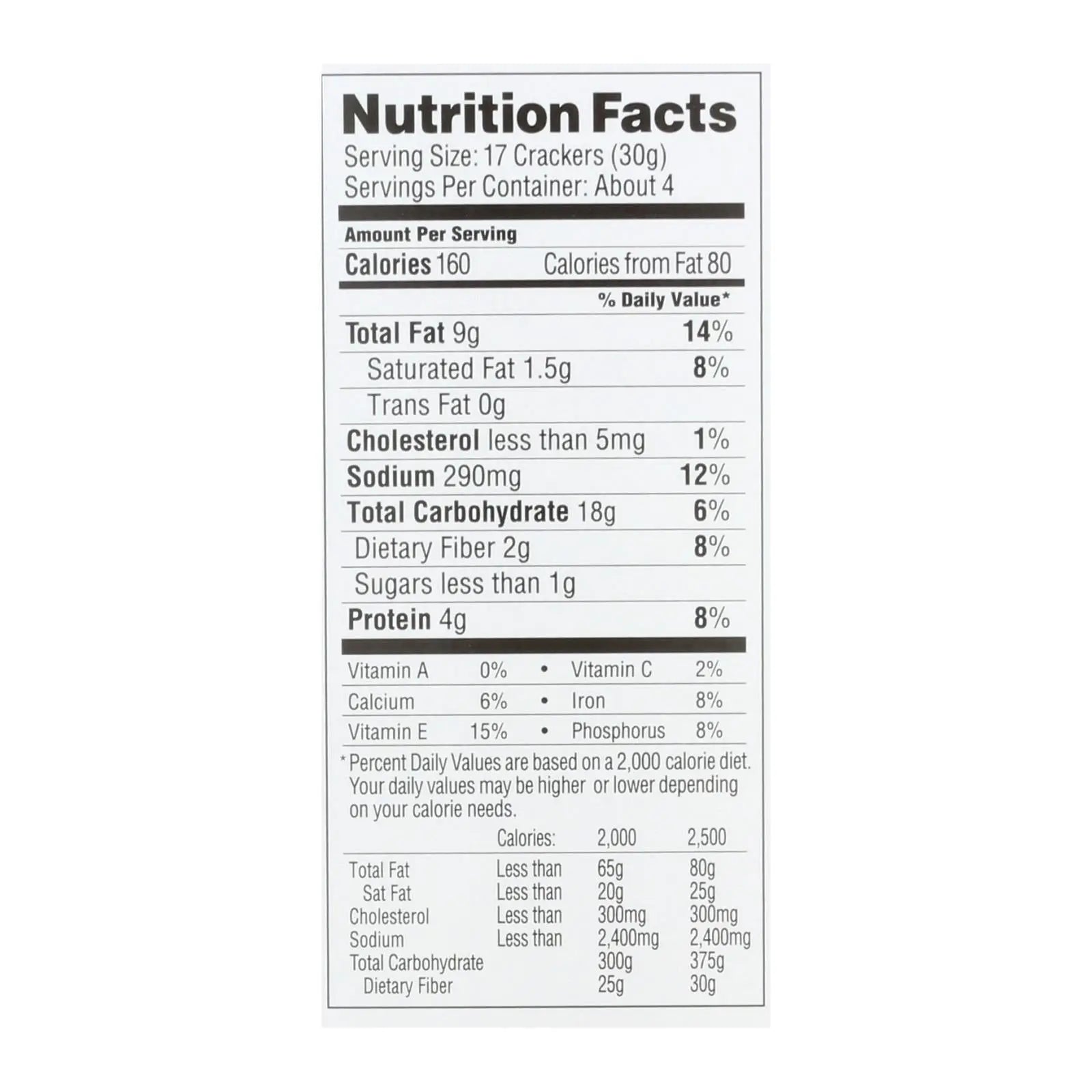 Simple Mills Farmhouse Cheddar Almond Flour Crackers - Case Of 6 - 4.25 Oz. Simple Mills