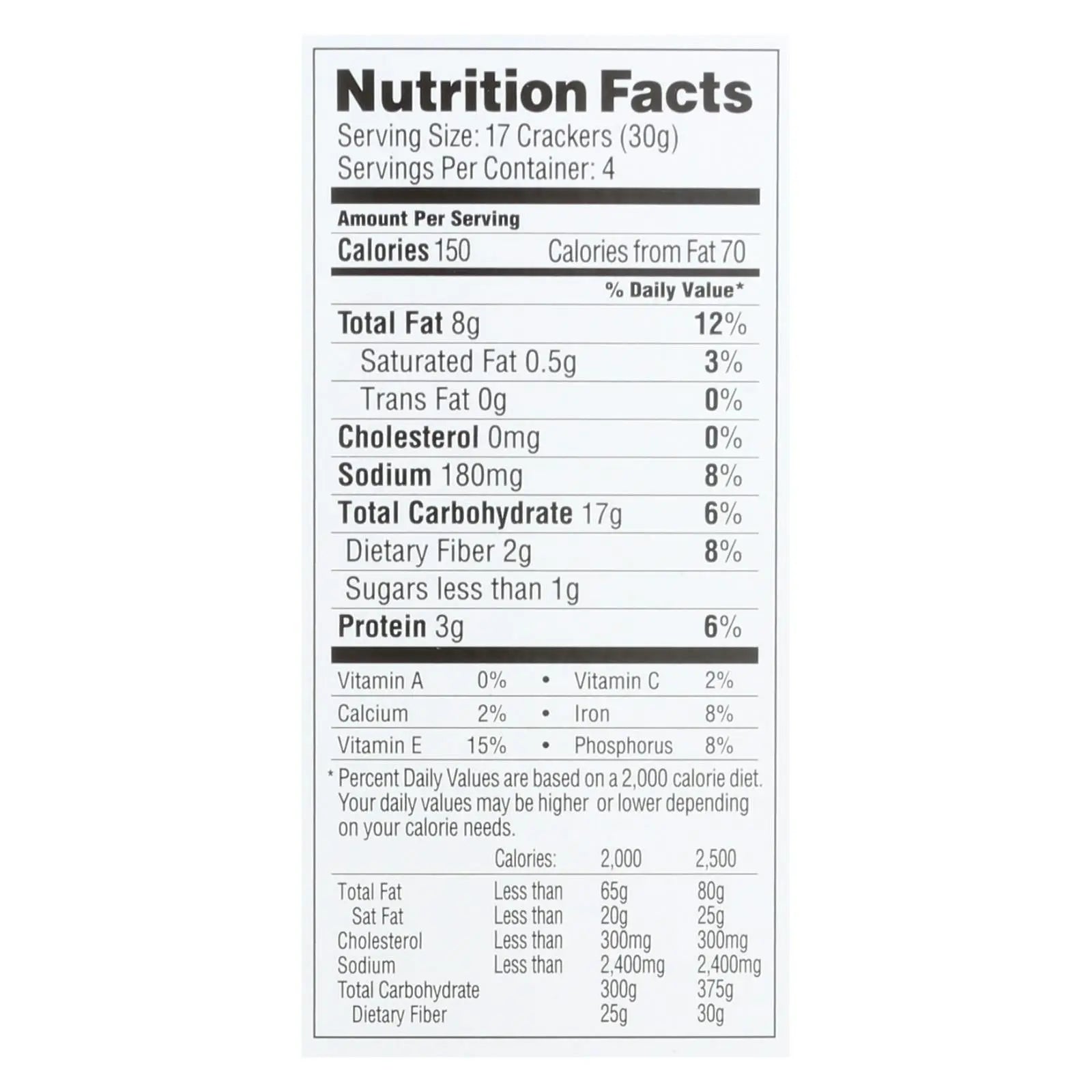 Simple Mills Fine Ground Sea Salt Almond Flour Crackers - Case Of 6 - 4.25 Oz. Simple Mills