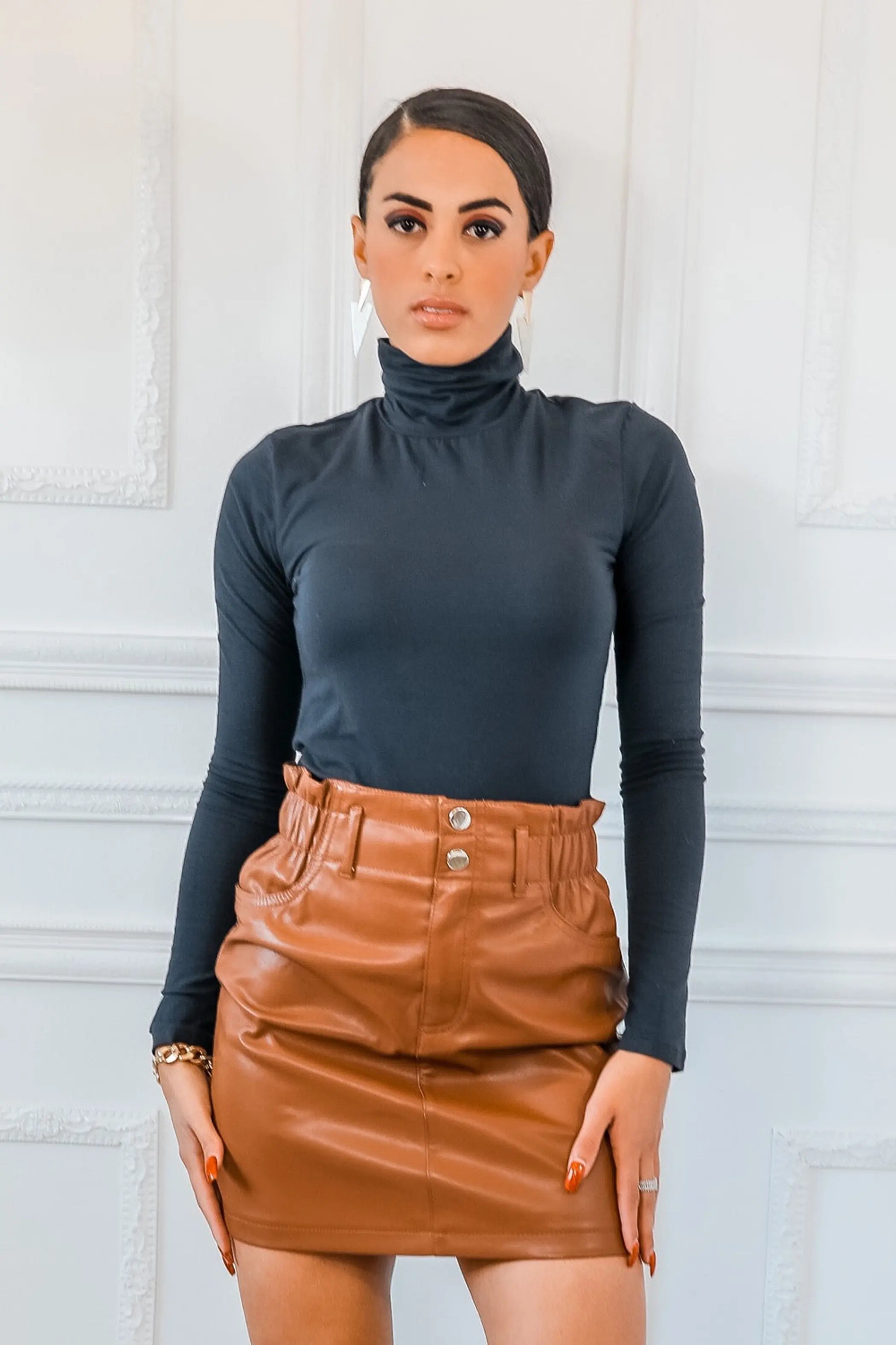 Simplicity Classic Turtleneck Top SurelyMine