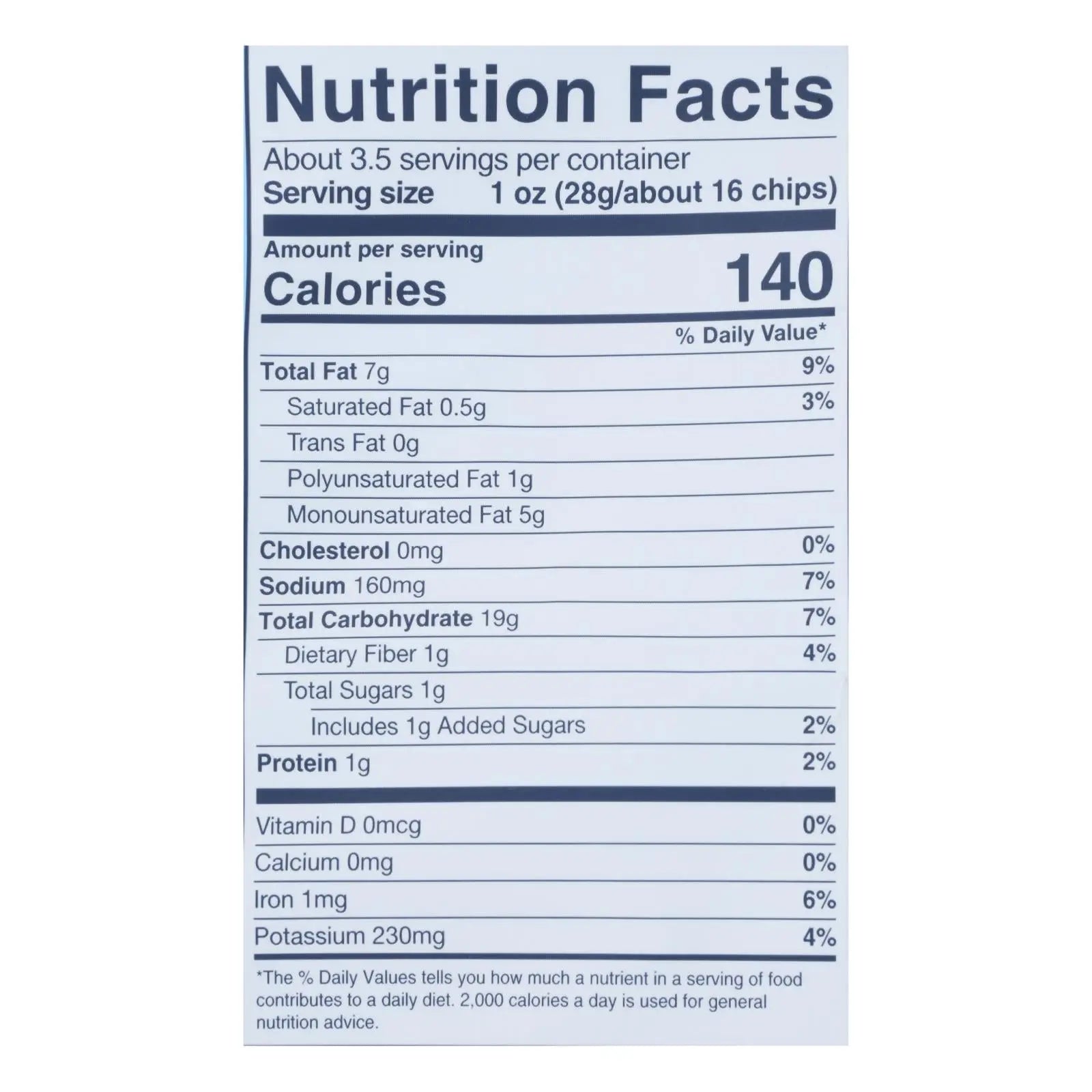 Simply 7 - Chips Quinoa Sea Salt - Case Of 8-3.5 Oz Simply 7 Snacks