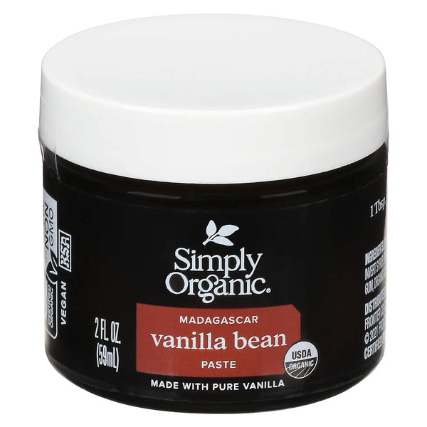 Simply Organic - Paste Og2 Vanilla Bean - Cs Of 6-2 Fz Simply Organic