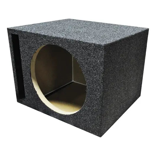 Single 10″ Slot Ported Vented Heavy Duty Empty Woofer Enclosure Qpower